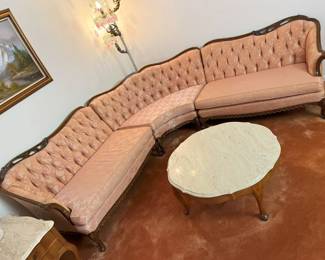 16 Vintage 3Piece Sectional Sofamin