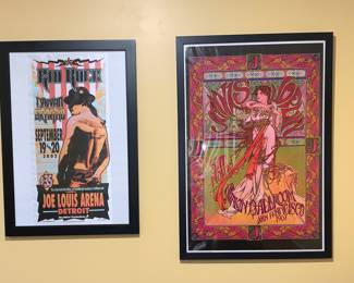 Kid Rock, Janice Joplin Concert Poster  Prints 
