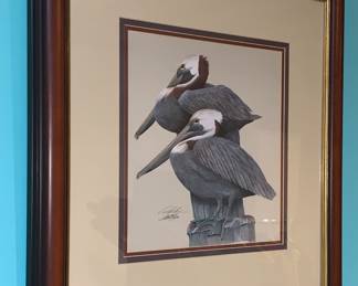 Art LaMay Pelican Print 