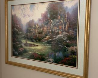 Thomas Kinkade “Gardens Beyond Spring Gate lll” 