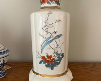 Bird Motif Ceramic Table Lamp 