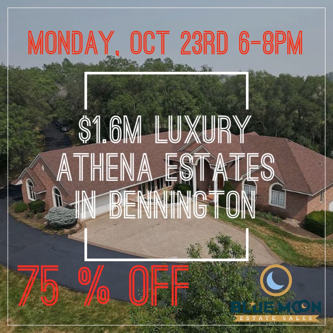 1.6M Luxury Athena Estate Sale 75 off tomorrow!! starts on 10/23/2023