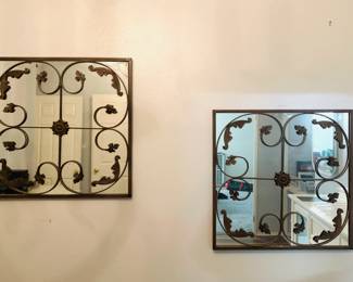Metal & Mirror Decor