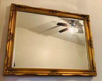 Large Gold Wall Mirror