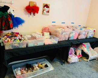 Overview of Infant / Toddler Clothes sorted by size