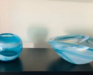 Beautiful Aqua Colored Bowls