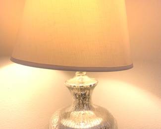Silver Speckled Table Lamp