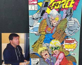 1991 Marvel X-Force #7 Signed Rob Liefield