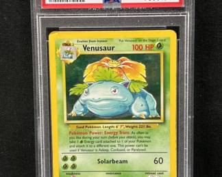 1999 Pokemon Venusaur Holo Base Set PSA 3 VG