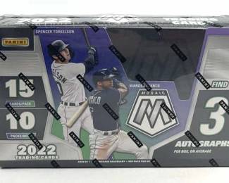 2022 Mosaic Baseball (3 Autographs) Hobby Box