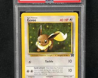 PSA 10 Eevee 2000 Pokemon Team Rocket