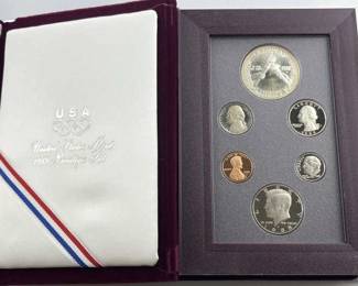1988 Prestige Set w/ Proof Silver Dollar