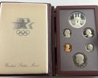1984 Prestige Set w/ Proof Silver Dollar