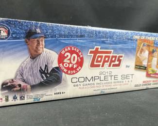 2012 Topps Baseball Complete Set w/ Mantle Gold