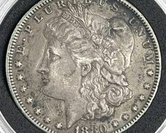 1880 Morgan Silver Dollar