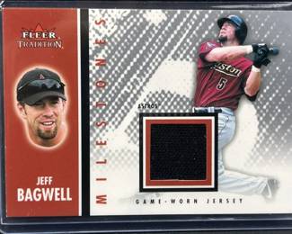 2003 Jeff Bagwell Game-Used Jersey Card