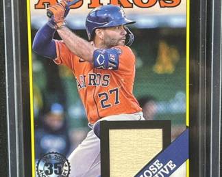 2023 Topps Jose Altuve #/199 Bat Relic '88 Style
