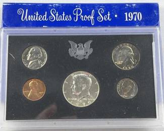 1970 Proof Set w/ Silver Kennedy
