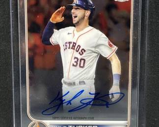 2022 Kyle Tucker Autograph Topps Chrome Astros