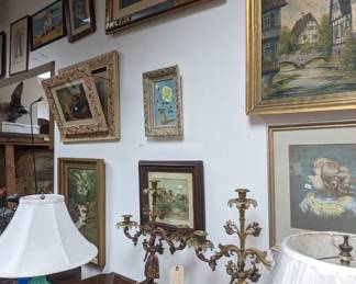 19th century pair of French candlesticks