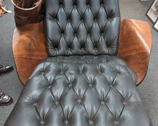 George Mulhauser for Plycraft Mid Century Mr Chair and Ottoman