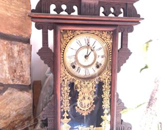 Wooden clock