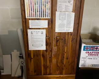 Cedar cabinet