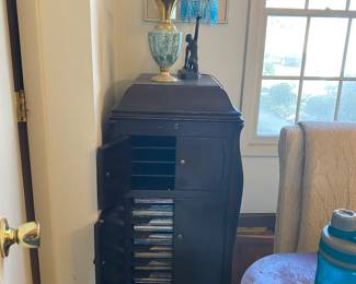 Antique record player