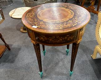 Marquetry Accent Table