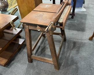 Primitive Tabletop Paper Cutter