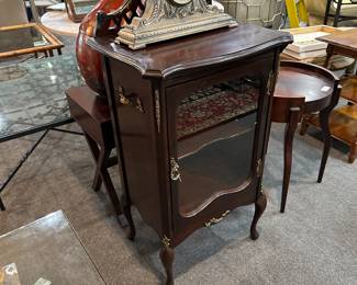 Antique French Sheet Music Cabinet
