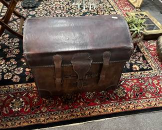 Henredon Leather Chest