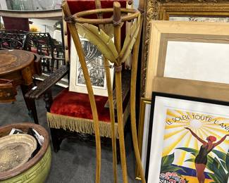 Bamboo Palm Tree Style Plant Stand