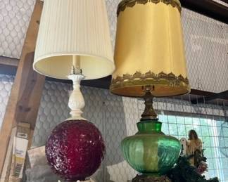 Beautiful  Vintage Lamps