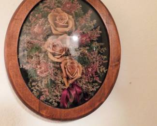 Floral framed art