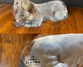 Viking Glass Dog