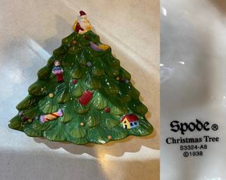 Spode Christmas Tree Dish S3324-A8