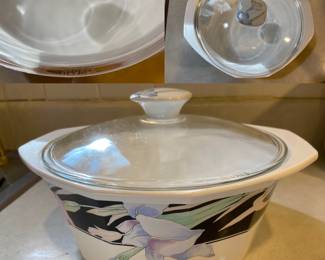 Mikasa Fire & Ice Charisma Black Covered Casserole