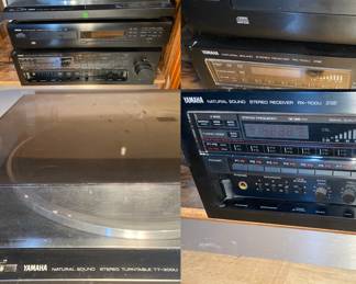 Yamaha Natural Sound Stereo Turntable TT-300U
Yamaha Natural Sound Stereo Receiver RX -1100U
Yamaha Natural Sound Stereo Compact Disc Player Cox-530
