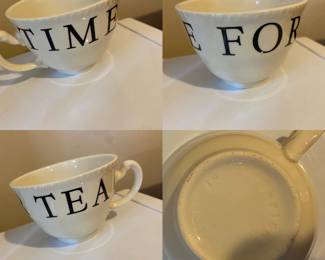 Time for Tea Porcelain Teacup made in England