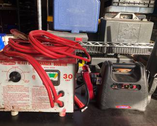 Vintage Dayton Heavy Duty Battery Charger, Duralast Battery Charger