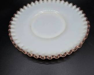 Fenton Rose Crest Plate