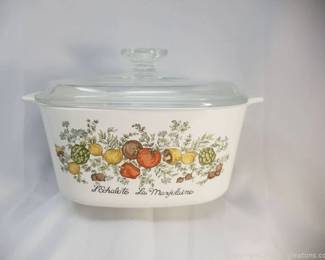 Corning Ware 3 Quart Casserole Dish with Lid Spice of Life
