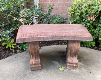 Concrete bench