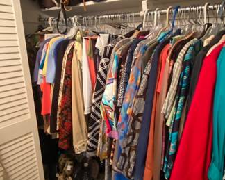 Tons of designer clothing, Chico's, Talbots, Anne Klein, Anne Taylor, Ralph Lauren, Globe Trotter