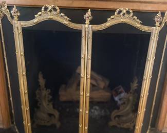 French fire screen