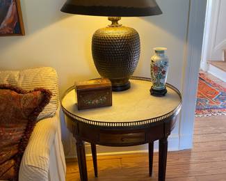 French  bouillotte table 