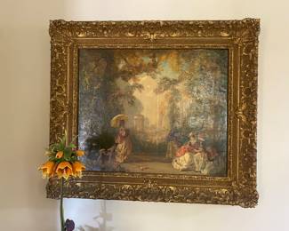 Elegant oil “Ladies in the Garden”
Artist- Frederick Williams
