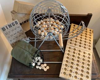 Vintage 1934 Town Hall Bingo Game