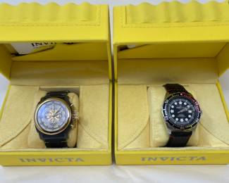 2 Invicta Divers Watches - Russian Diver & Professional 500 Meter